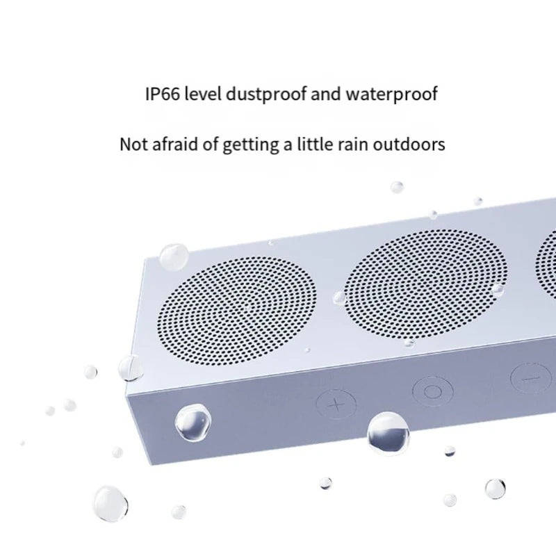 Xiaomi portable Bluetooth speaker with ultra-thin metal body, built-in 750 songs offline playback, IP66 dustproof and waterproof | The Couple Corner