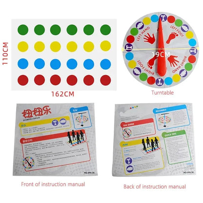 Body Twist Mat Game - Fun Active Party Game for Kids & Families | The Couple Corner