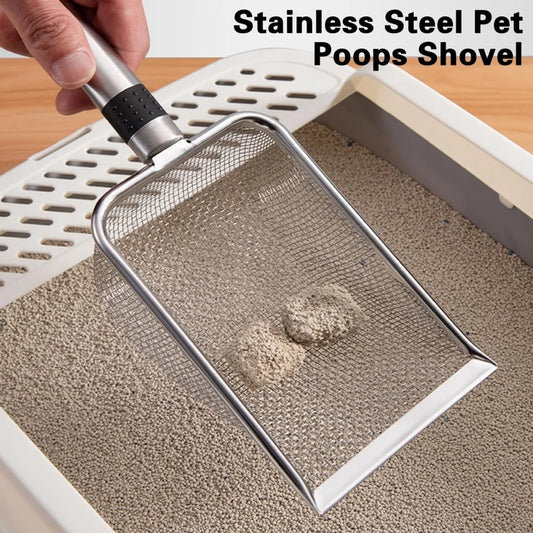 Pet Cleaning Tool Metal Aluminum Alloy Cat Litter Scoop