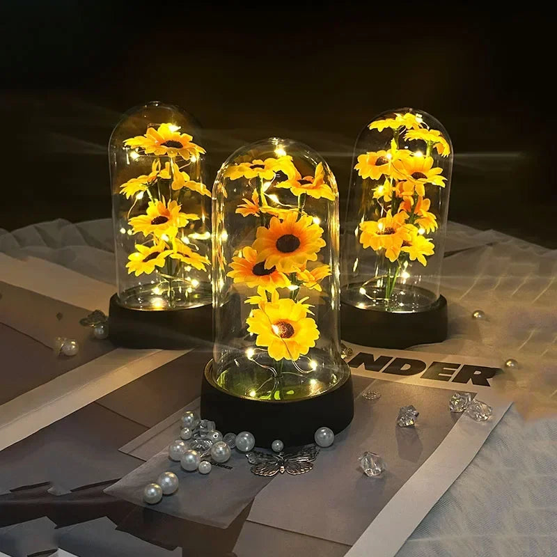 LED Sunflower Light - Artificial Flower Gift for Valentine's & Mother's Day - | The Couple Corner