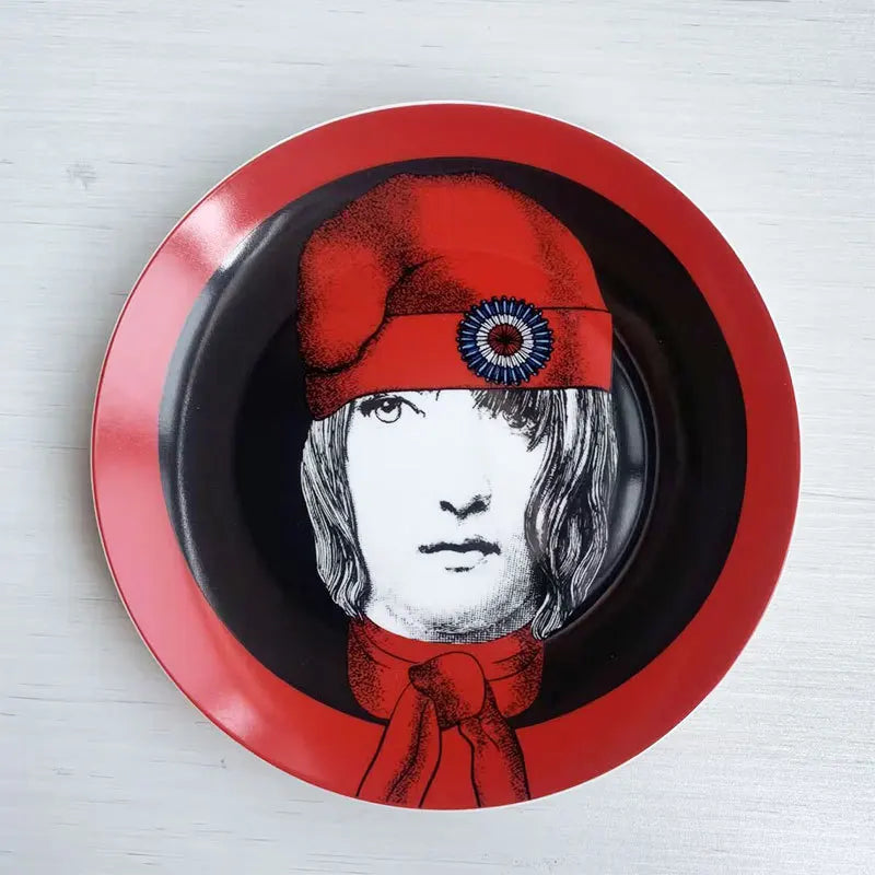 8-Inch Ceramic Ring Jewelry Dish - Designer Decorative Plate for Couples | The Couple Corner