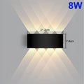 Romantic Up & Down Wall Lamp - Waterproof LED Mood Lighting for Couples' Bedroom, Balcony & Outdoor Spaces