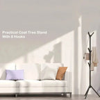 Couples Entryway Harmony Rack - 9-Hook Tree Branch Design for Shared Storage & Clutter-Free Living