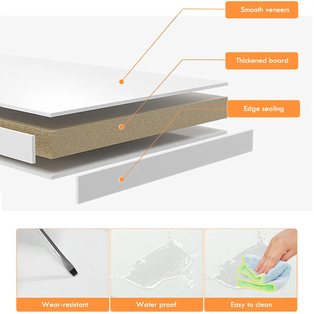 Vanity Table with LED Mirror - His & Hers Makeup Station for Morning Routines | The Couple Corner