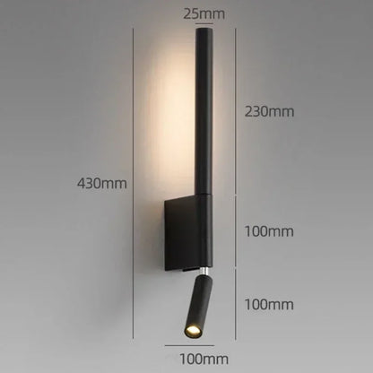 Modern LED Wall Lamp - Indoor Bedroom & Living Room Light Fixture | The Couple Corner