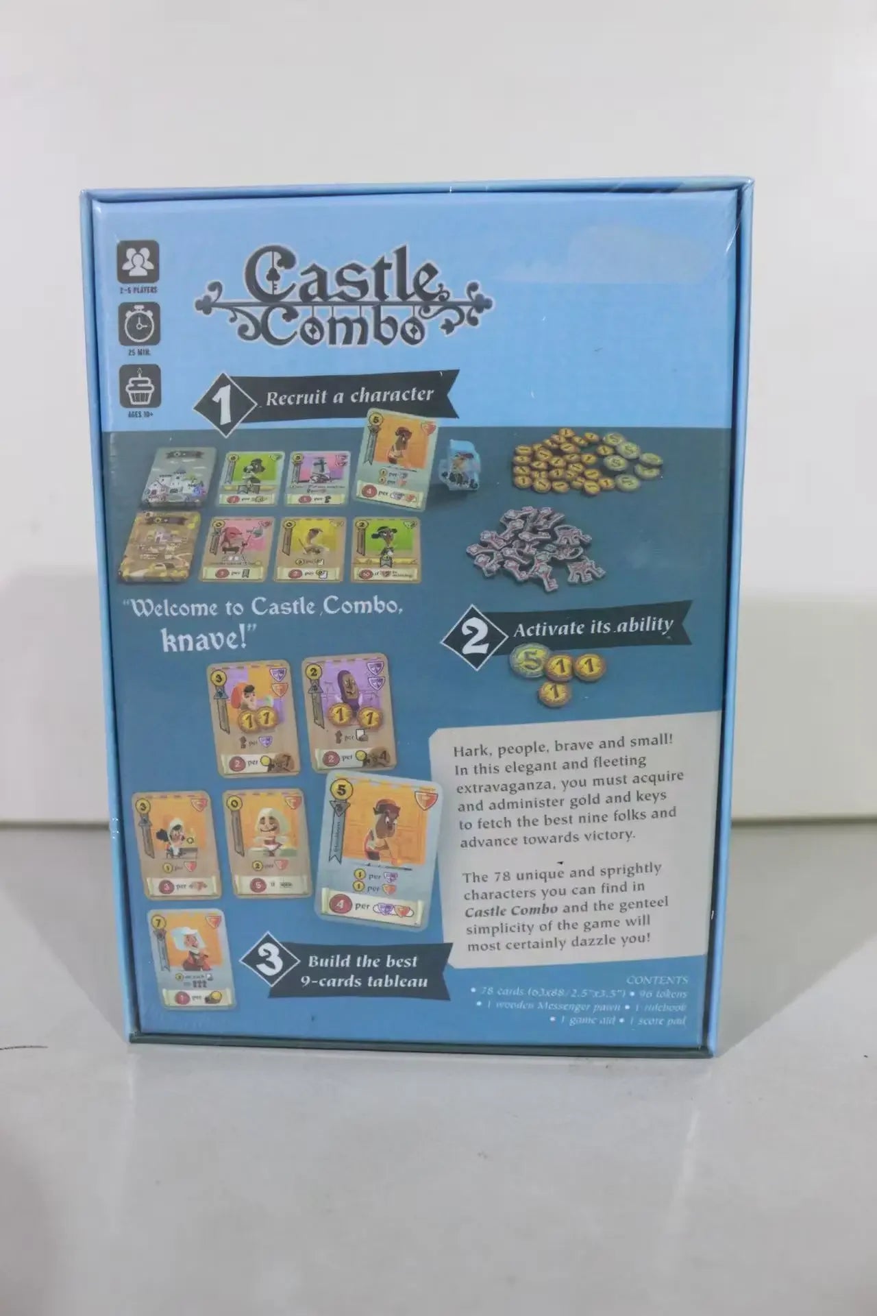 Castle Combo Board Game - Strategic 2-5 Player Party & Family Game | The Couple Corner