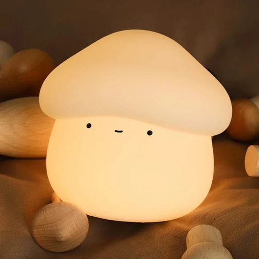 Mushroom Night Light - Cozy Bedside Lamp for Couples' Peaceful Evenings | The Couple Corner