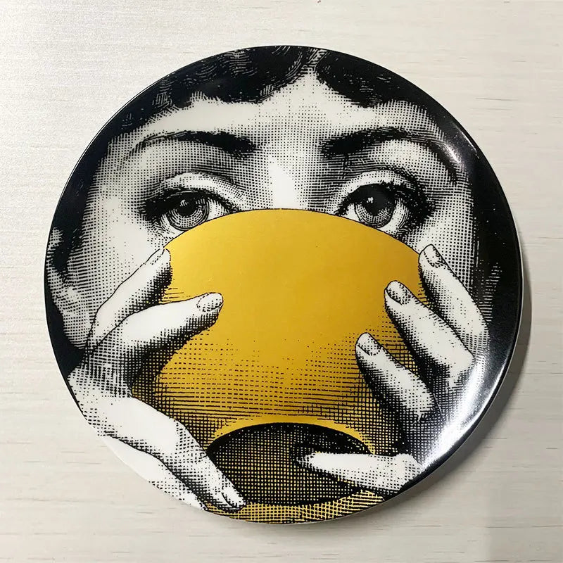 8-Inch Ceramic Ring Jewelry Dish - Designer Decorative Plate for Couples | The Couple Corner