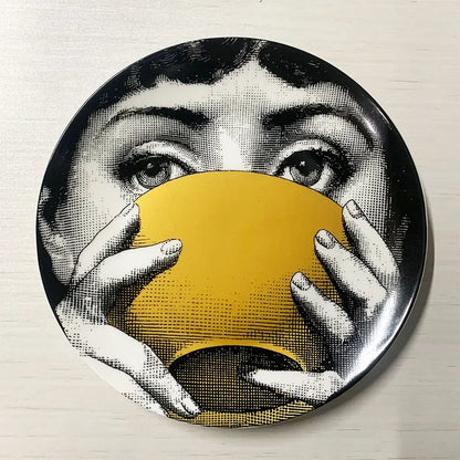 8-Inch Ceramic Ring Jewelry Dish - Designer Decorative Plate for Couples | The Couple Corner