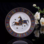 Horse Design Bone China Plate - Dinner Salad Plate 8" 10"