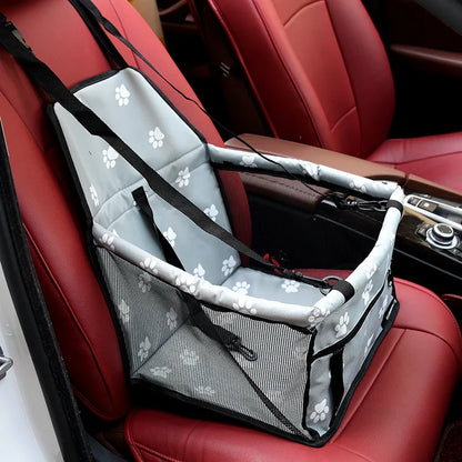 Premium Dog/Cat Car Seat Cushion - Waterproof with Hanging Bag