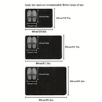 Couples' Spa Bath Mat - Luxury Coral Velvet Floor Mat for Shared Bathroom Safety & Morning Rituals