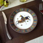 Horse Design Bone China Plate - Dinner Salad Plate 8" 10"