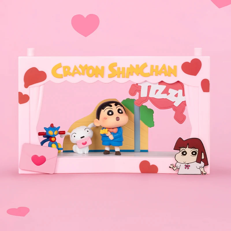 Pop Mart Crayon Shinchan Life Theatre Series Blind Box | The Couple Corner