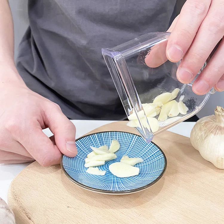 Manual Garlic Press & Grater - Easy Garlic Peeler Kitchen Tool | The Couple Corner