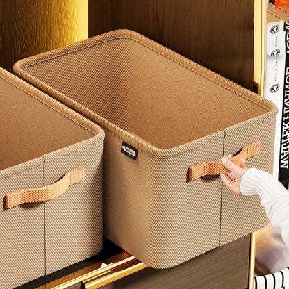 Collapsible Storage Boxes - Organize Your Shared Closet Without the Clutter | The Couple Corner