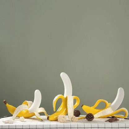 Banana Table Lamp - Whimsical Stained Glass Light for Playful Bedrooms | The Couple Corner