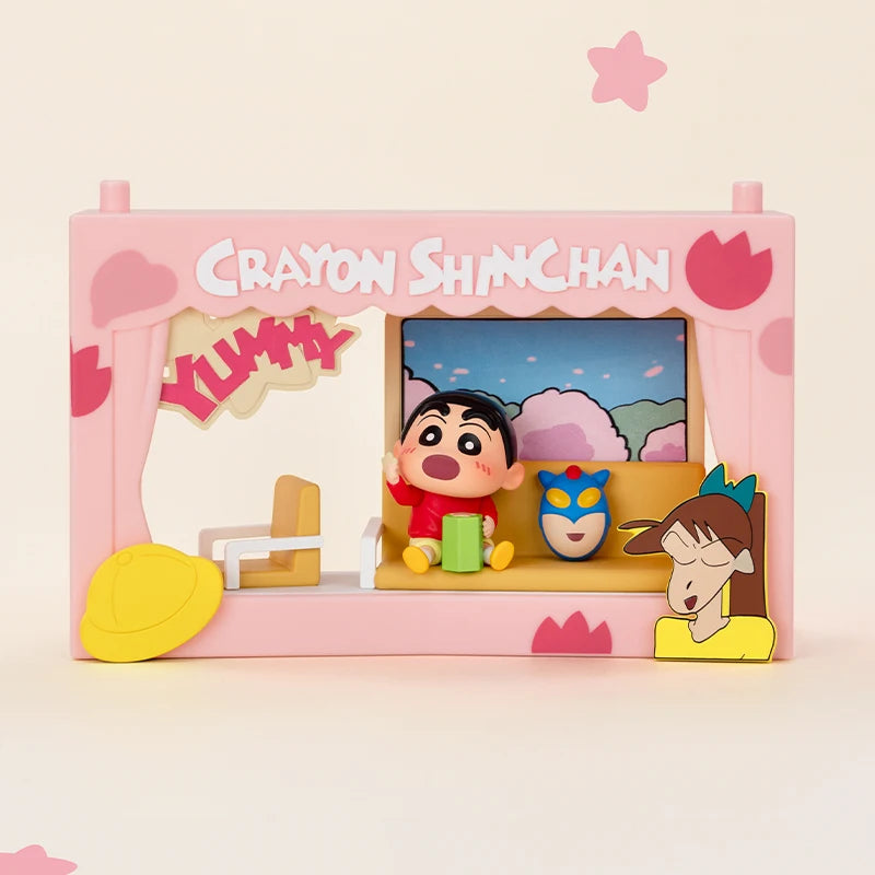 Pop Mart Crayon Shinchan Life Theatre Series Blind Box | The Couple Corner
