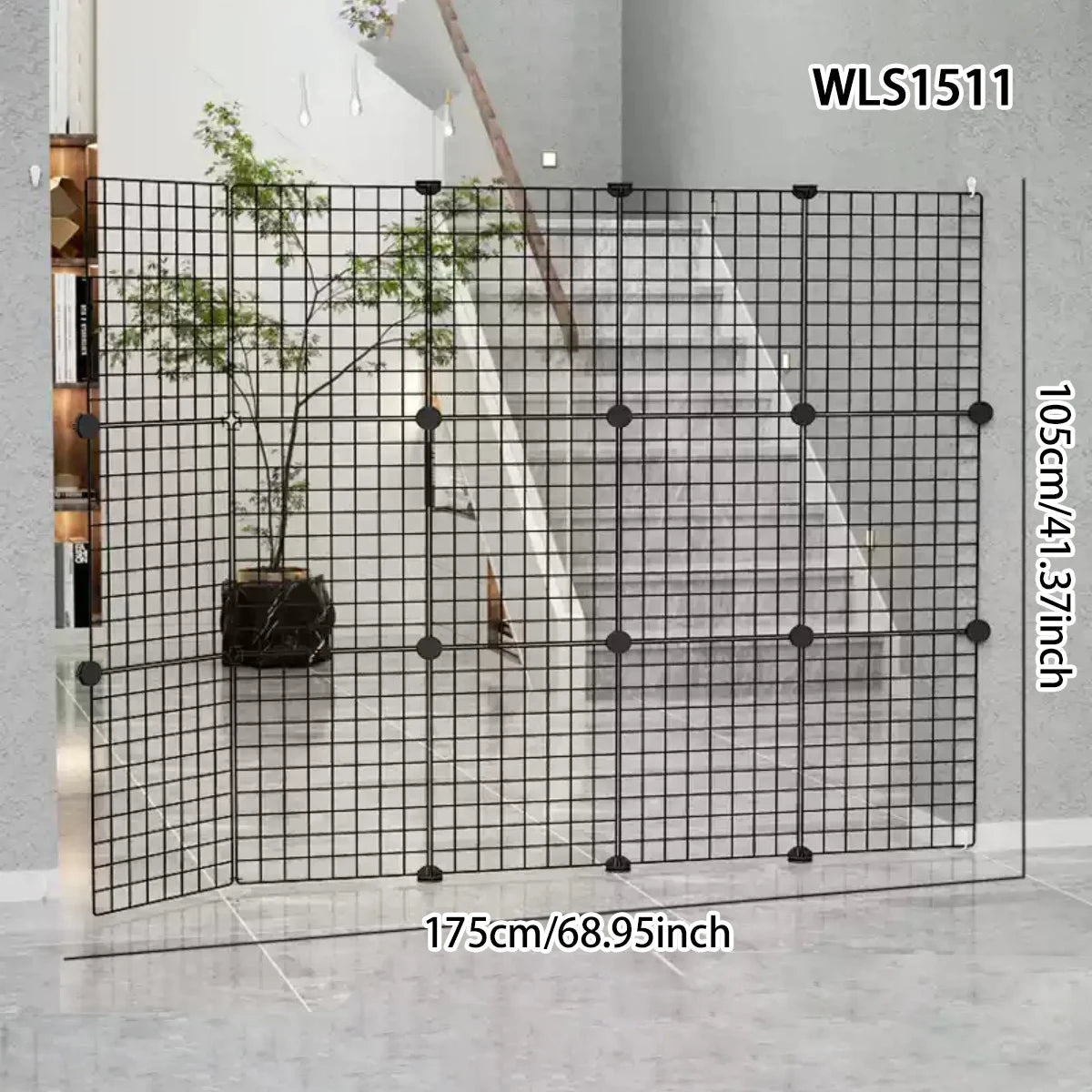 Pet Safety Gate Barrier - Indoor Dog & Cat Fence for Stairs & Doorways | Pet Safety Gate The Couple Corner