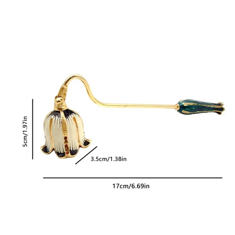 Metal Candle Snuffer - Elegant Long Handle Tool for Safe Candle Care | Home Accessories The Couple Corner