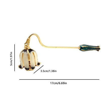 Metal Candle Snuffer - Elegant Long Handle Tool for Safe Candle Care | Home Accessories The Couple Corner