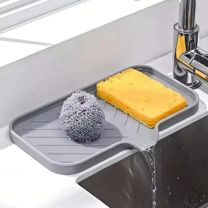 Silicone Sink Organizer - Keep Your Shared Kitchen Counter Clean & Clutter-Free | The Couple Corner