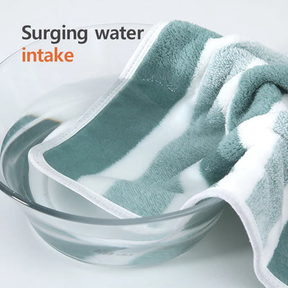Thickened Absorbent Bath Towel - Soft Polyester Face & Body Towel | The Couple Corner