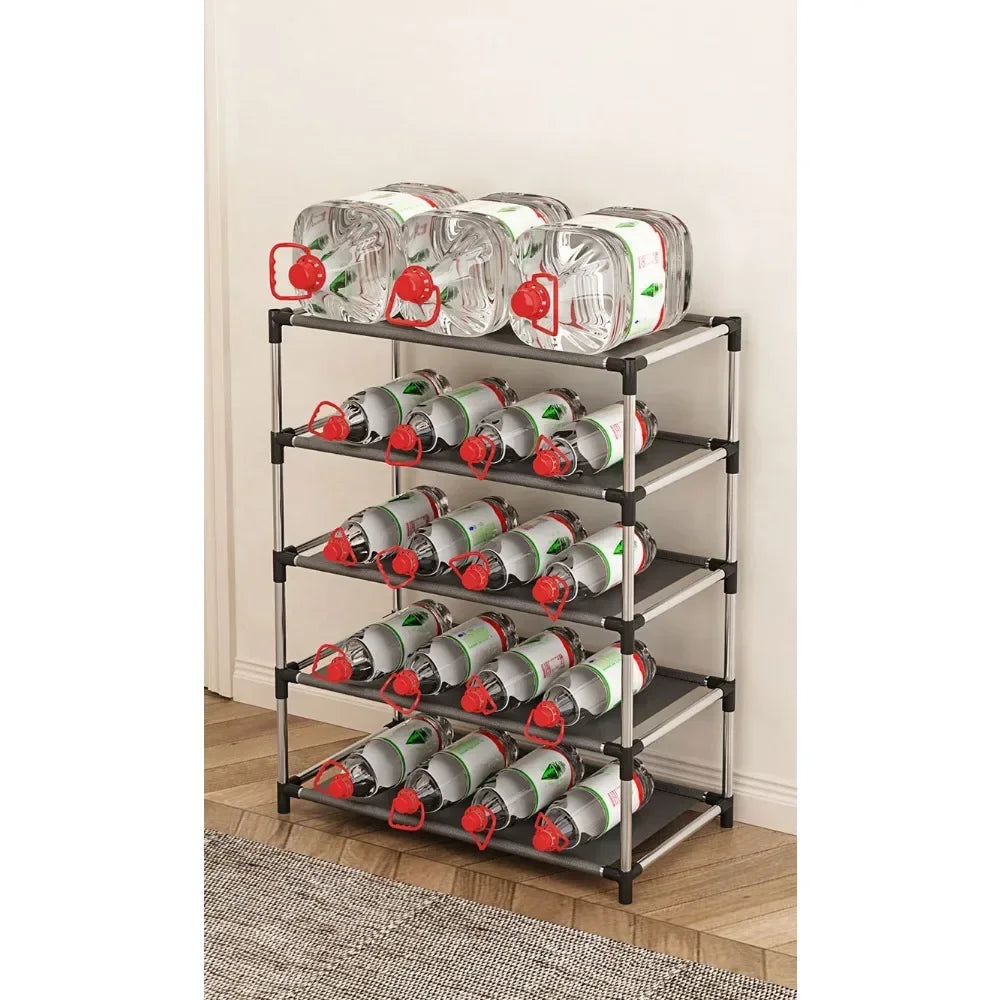 Metal Shoe Rack - Modern Space-Saving Footwear Organizer for Couples | The Couple Corner