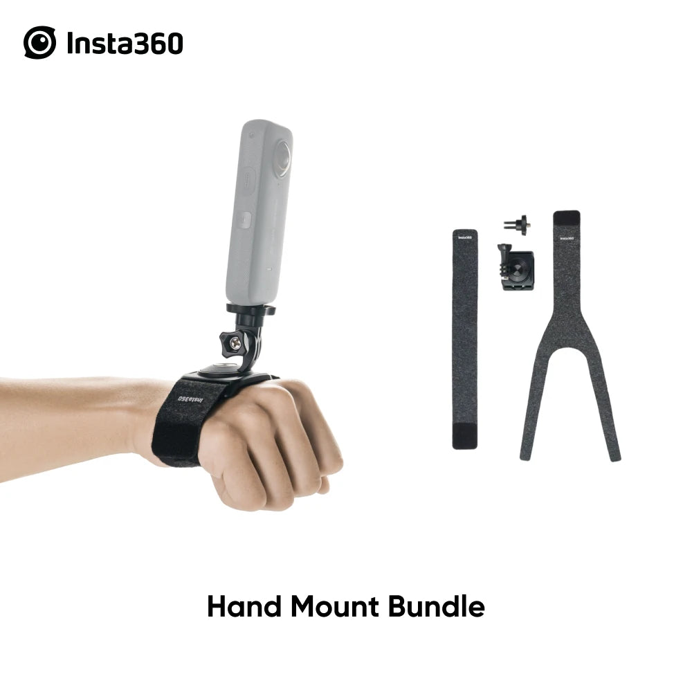 Insta360 Hand Mount Bundle Free your hands for immersive action shooting for ONE X2, GO 2, ONE R Action Camera Accessories | The Couple Corner