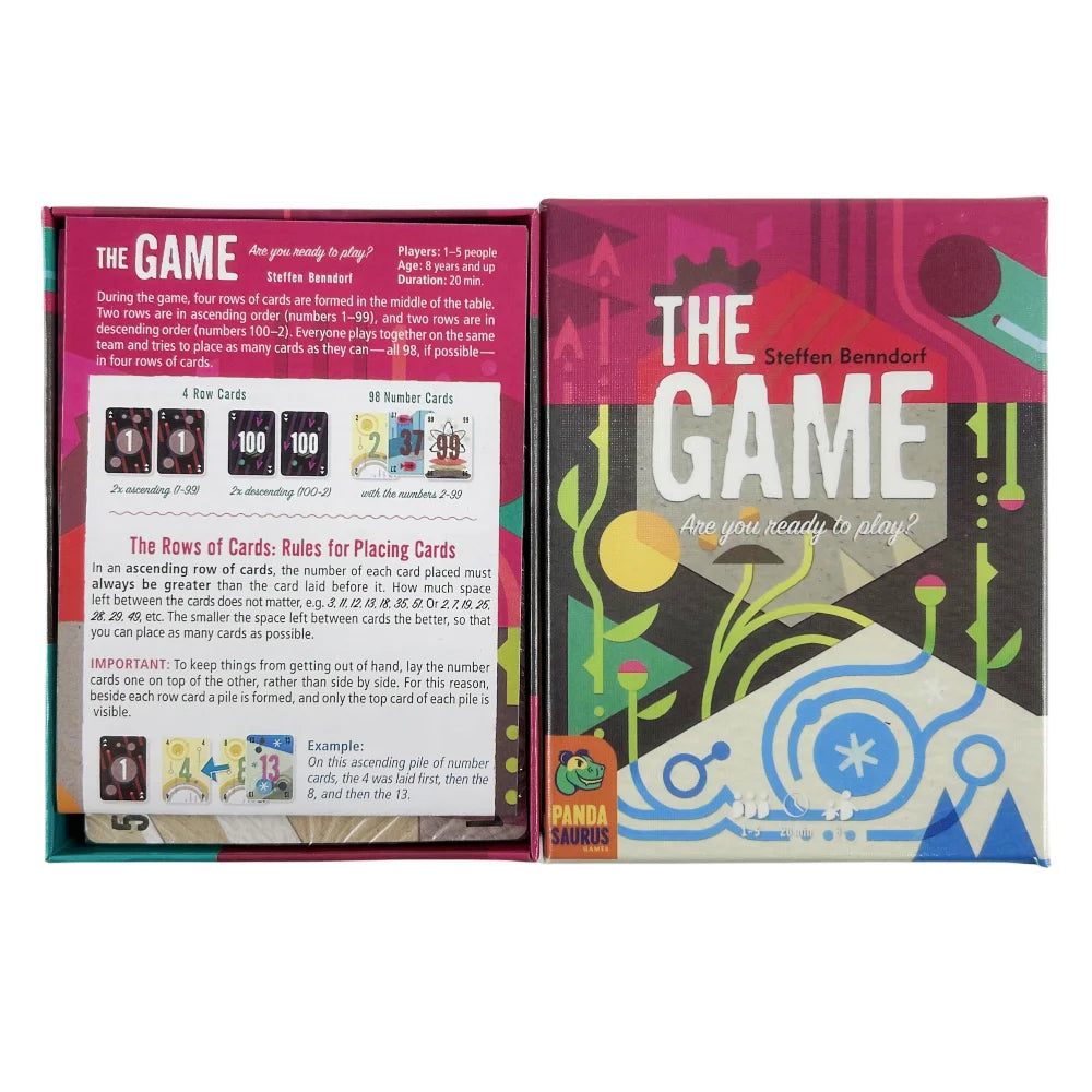 The Game Card Game - Cooperative Strategy Family Game Face to Face | The Couple Corner