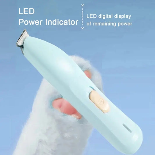 Pet Electric Push Clippers with LED Lights