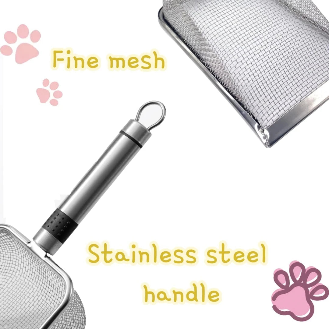 Pet Cleaning Tool Metal Aluminum Alloy Cat Litter Scoop