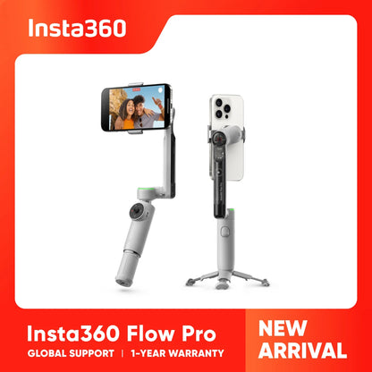 Insta360 Flow Pro - AI-Powered Gimbal Stabilizer for Smartphone, Apple DockKit Enabled, 360º Tracking, 3-Axis Stabilization | The Couple Corner
