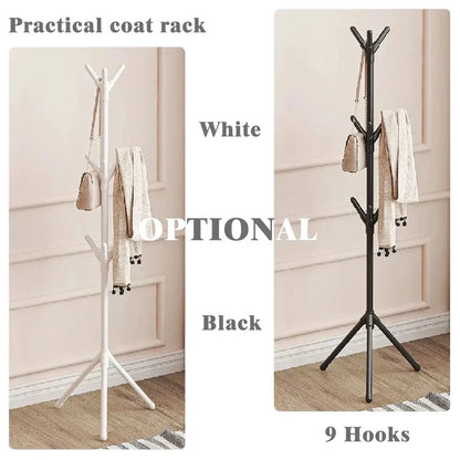 Tree Branch Coat Rack - 9-Hook Entryway Organizer for Couples' Shared Space | The Couple Corner
