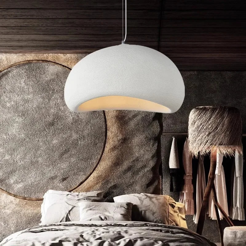 Wabi Sabi Pendant Light - Japanese Minimalist Ceiling Lamp for Serene Bedrooms | The Couple Corner