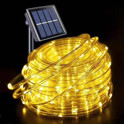 Solar LED Rope Lights - Waterproof Outdoor Fairy String Lights for Garden, Terrace, Wedding & Christmas Decor | The Couple Corner
