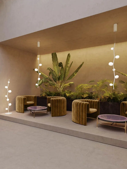 Spring Ivy Floor Lamp - Romantic LED Dimmable Light with Classical Design for Living Room & Bedroom | The Couple Corner