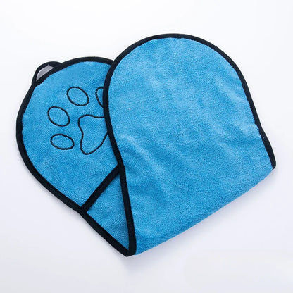 Quick-Dry Pet Bath Towel - Soft Absorbent Fiber Robe for Dogs & Cats | Pet Towel The Couple Corner