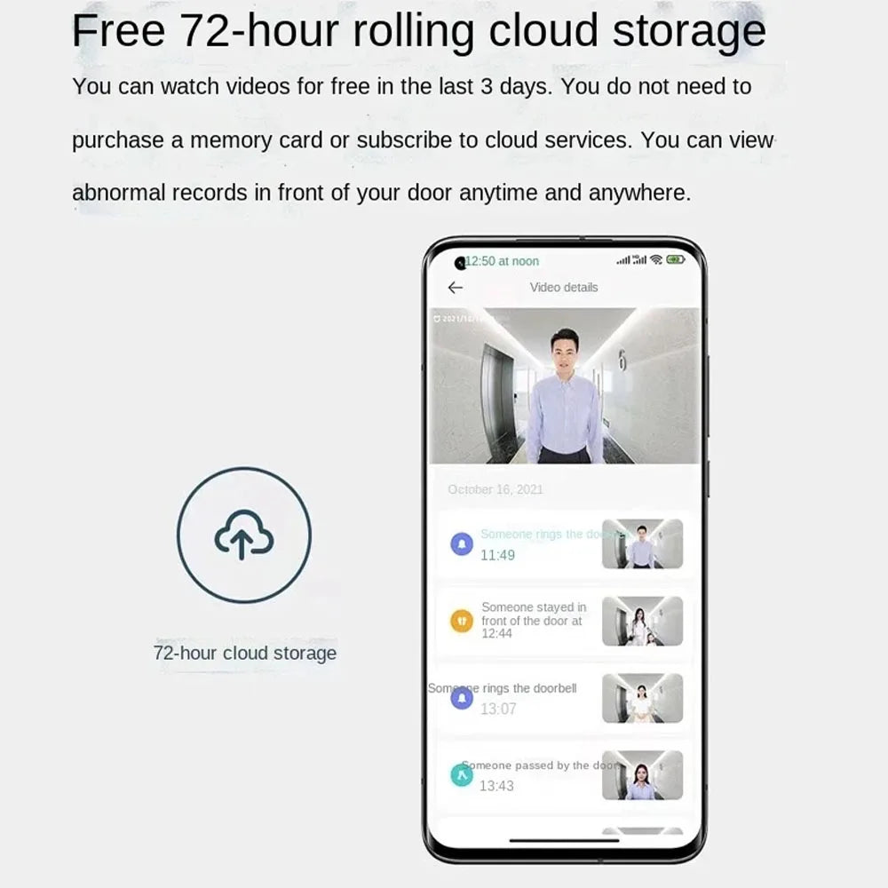 Xiaomi Smart Doorbell 3 - 2K Ultra HD with AI Human Recognition (CN Version) | Smart Home Security The Couple Corner