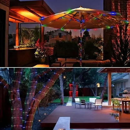 Solar LED Rope Lights - Waterproof Outdoor Fairy String Lights for Garden, Terrace, Wedding & Christmas Decor | The Couple Corner