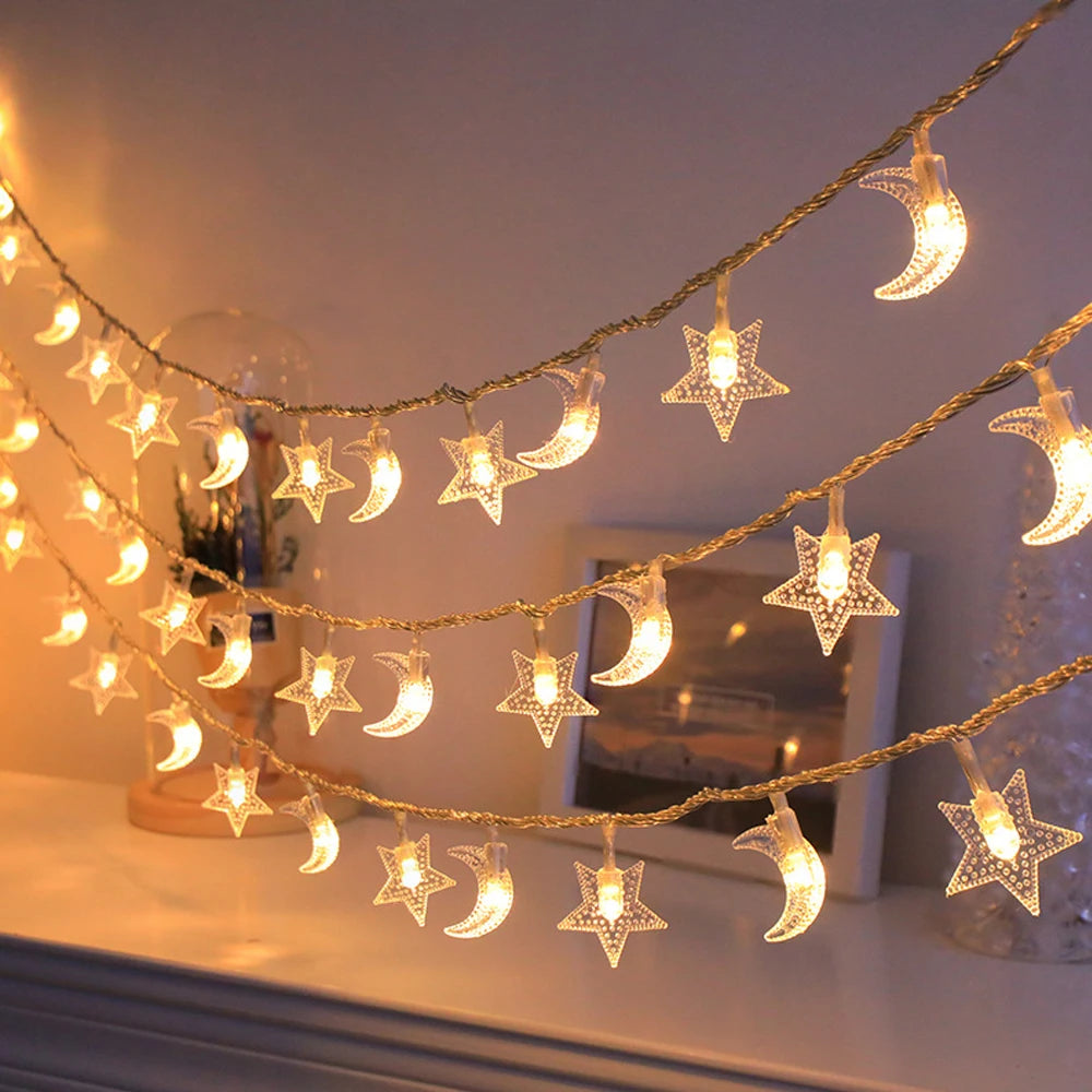 Star & Bubble Ball Fairy Lights - Battery Powered String Lights for Room & Party Decor - | The Couple Corner
