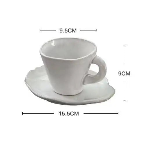 Nordic Ceramic Tableware Set - Irregular Bowls, Plates, Dishes