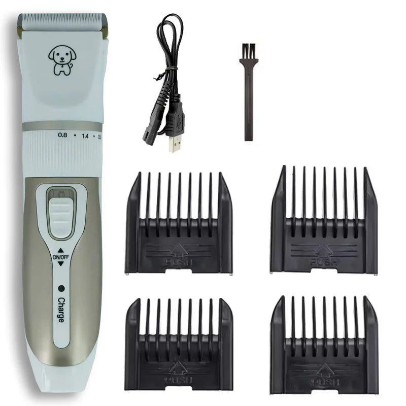 RikiSky Professional Dog Clipper - Rechargeable Hair Trimmer Set