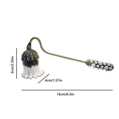Metal Candle Snuffer - Elegant Long Handle Tool for Safe Candle Care | Home Accessories The Couple Corner