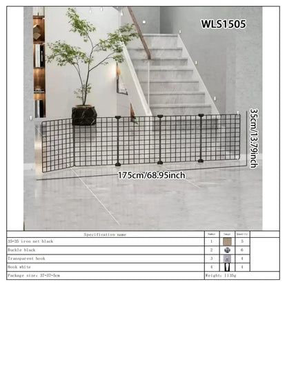 Pet Safety Gate Barrier - Indoor Dog & Cat Fence for Stairs & Doorways | Pet Safety Gate The Couple Corner