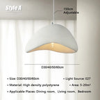 Wabi Sabi Couples Pendant Light - Japanese Minimalist Ceiling Lamp for Shared Bedroom & Intimate Spaces