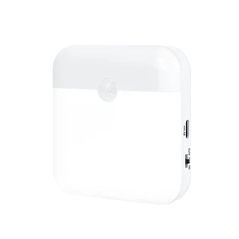 Cordless Motion Sensor Night Light for Couples - Rechargeable Wall Lamp for Hallways & Bedroom