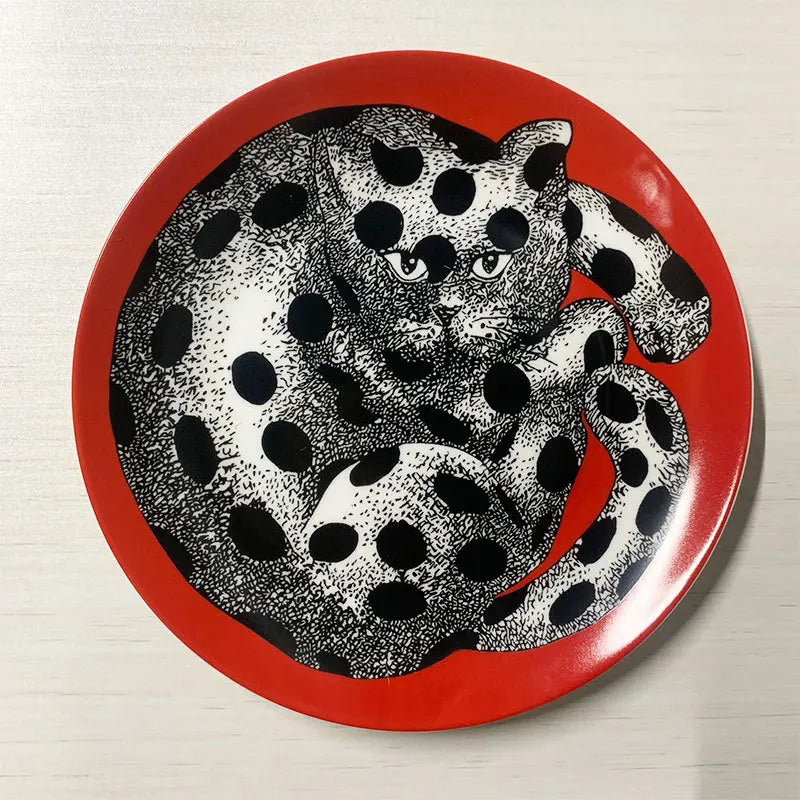 8-Inch Ceramic Ring Jewelry Dish - Designer Decorative Plate for Couples | The Couple Corner