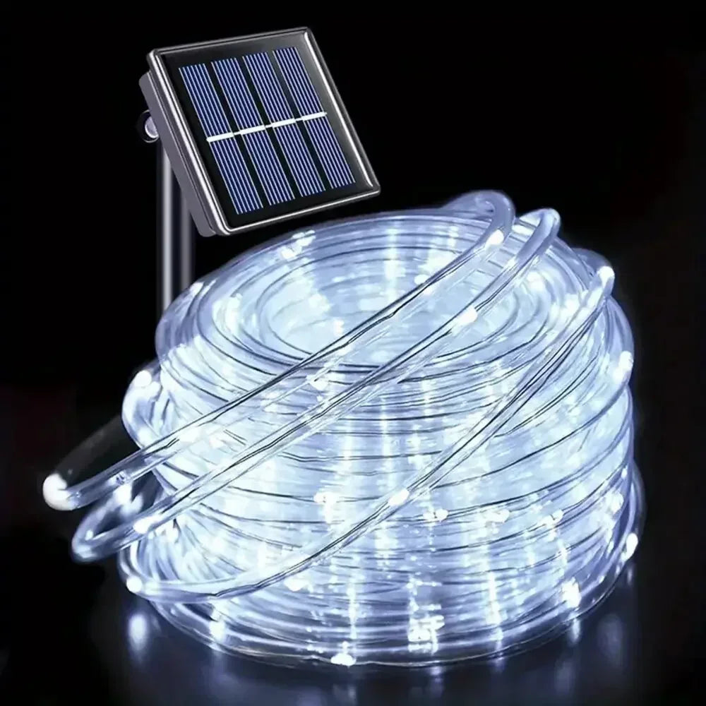 Solar LED Rope Lights - Waterproof Outdoor Fairy String Lights for Garden, Terrace, Wedding & Christmas Decor | The Couple Corner