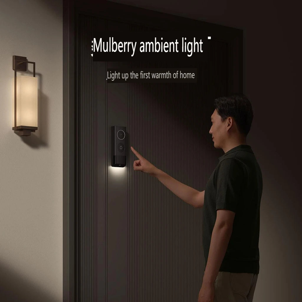 Xiaomi Smart Doorbell 4 Pro - Dual Lens 5MP HD with Night Vision & 32GB Memory | Smart Home Security The Couple Corner